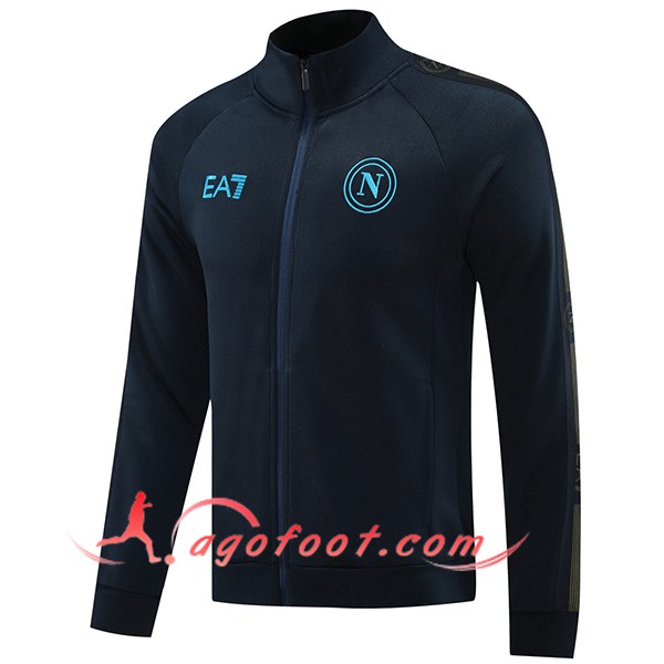 Veste Foot SSC Naples Bleu Royal 2024/2025 2024/2025