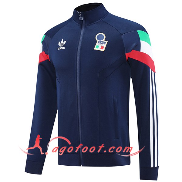 Veste Foot Italie Bleu Marine 2024/2025