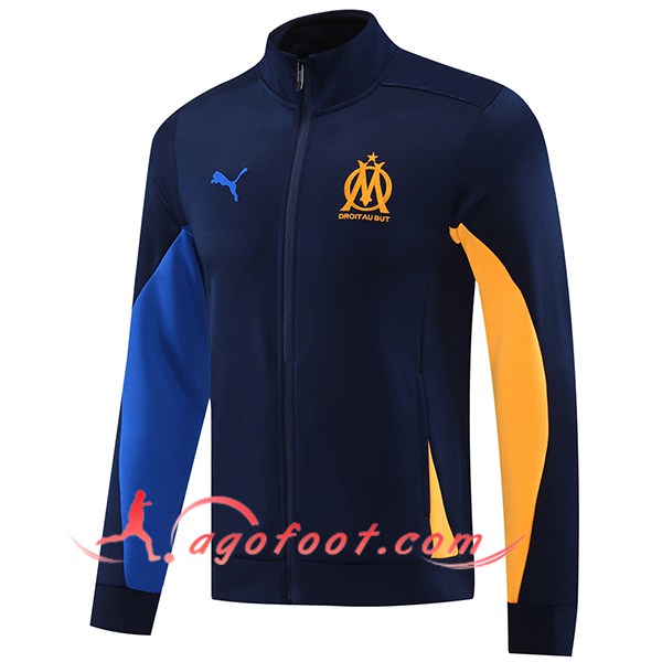 Veste Foot Marseille Bleu Marine 2024/2025