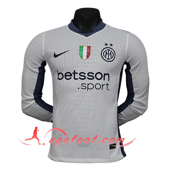 Maillot de Foot Inter Milan Manches Longues Exterieur 2024/2025