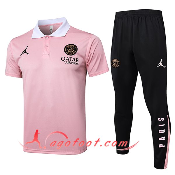 Ensemble Polo Foot PSG Rose 2025/2026