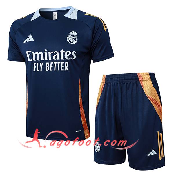 Ensemble Training T-Shirts Real Madrid Bleu Royal 2025/2026