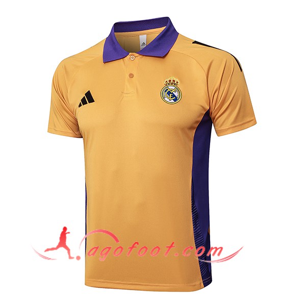 Polo Foot Real Madrid Orange/Pourpre 2025/2026
