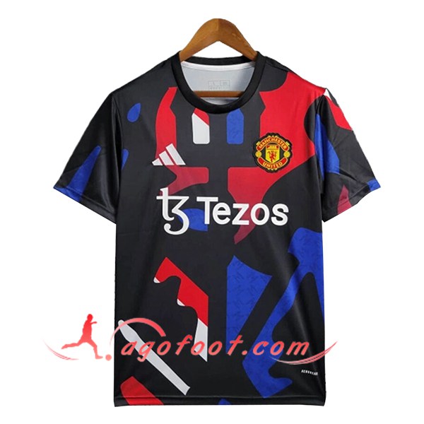 Training T-Shirts Manchester United Blanc/Rouge/Noir 2025/2026