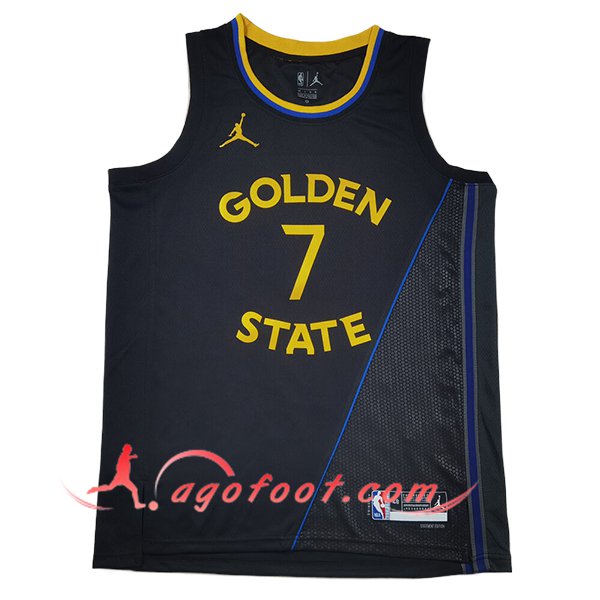 Maillot Golden State Warriors (HIELD #7) 2025/26 Noir/Gris/Jaune