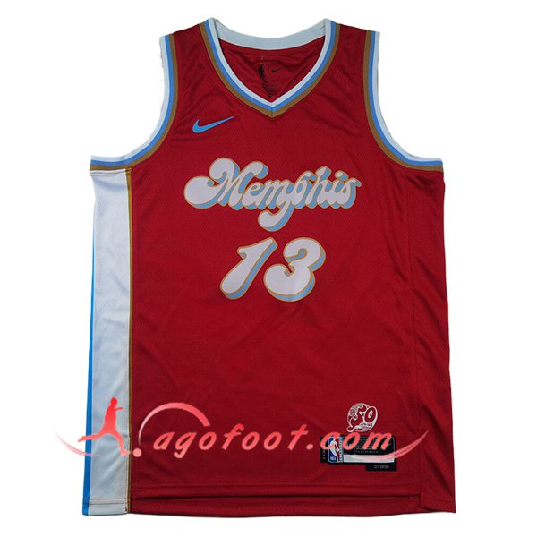Maillot Memphis Grizzlies (JACKSON JR. #13) 2025/26 Rouge/Bleu