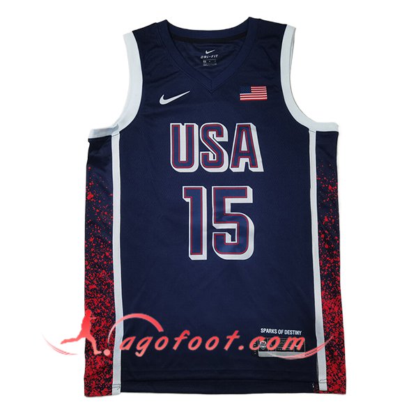 Maillot USA (BOOKER #15) 2025/26 Bleu Foncé