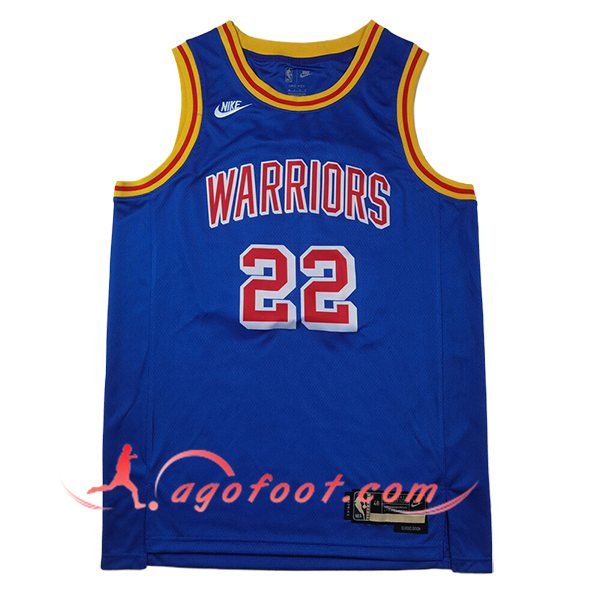 Maillot Golden State Warriors (WIGGINS #22) 2025/26 Bleu/Jaune/Rouge