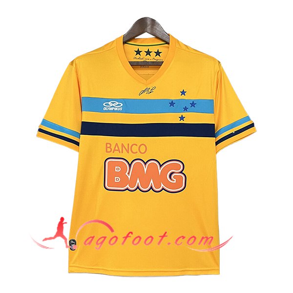 Maillot de Foot Cruzeiro Retro Gardien De But Orange 2014/2015