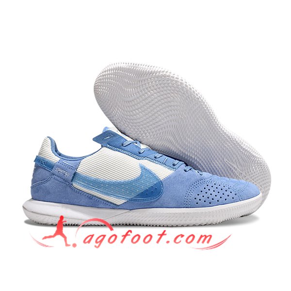 Nike Chaussures de Foot Streetgato Bleu/Blanc