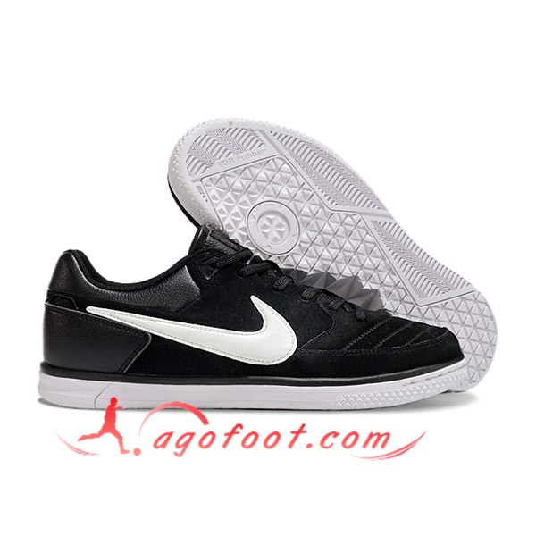 Nike Chaussures de Foot Gato IC Noir/Blanc