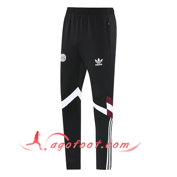 Pantalon Foot Ajax Noir/Rouge/Blanc 2025/2026