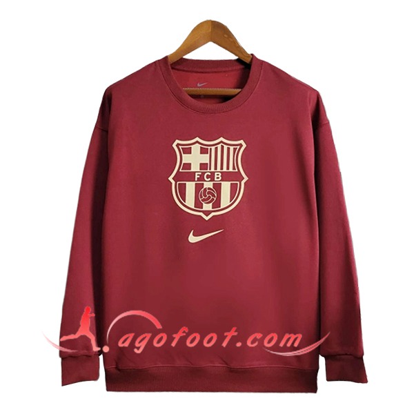 Sweatshirt Training FC Barcelone Rouge/Jaune 2025/2026