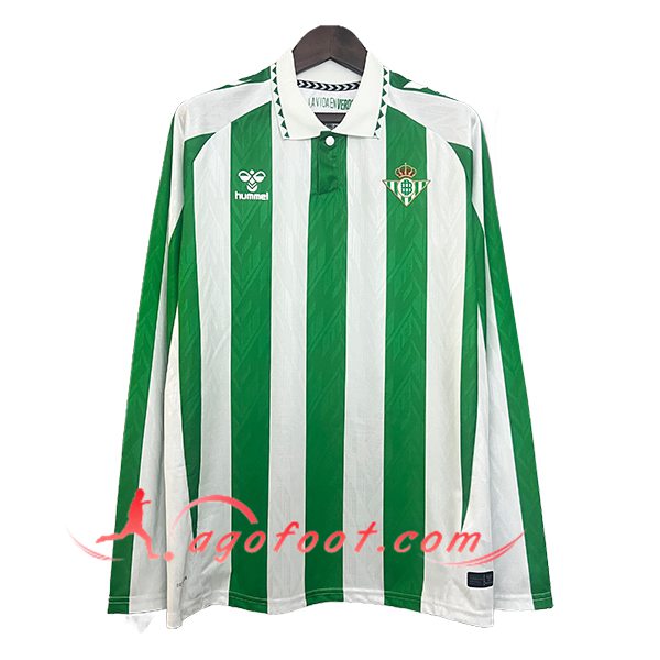 Maillot de Foot Real Betis Manches Longues Domicile 2024/2025
