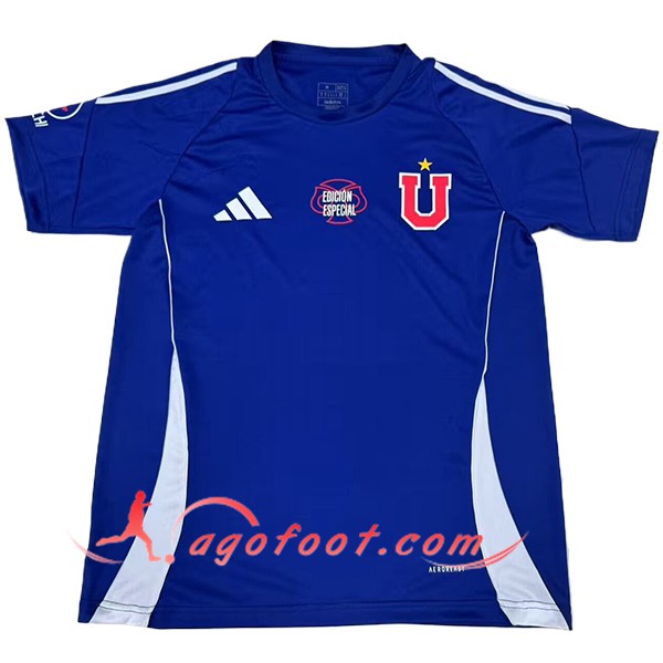 Training T-Shirts Universidad De Chile Bleu/Blanc 2025/2026