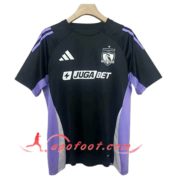 Training T-Shirts Colo-Colo Noir/Pourpre 2025/2026