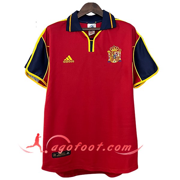 Maillot de Foot Espagne Retro Domicile 2000