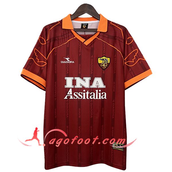 Maillot de Foot AS Rome Retro Domicile 1999/2000