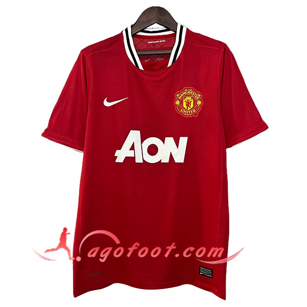 Maillot de Foot Manchester United Retro Domicile 2011/2012