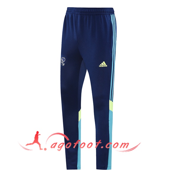 Pantalon Foot Ajax Bleu/Vert 2025/2026
