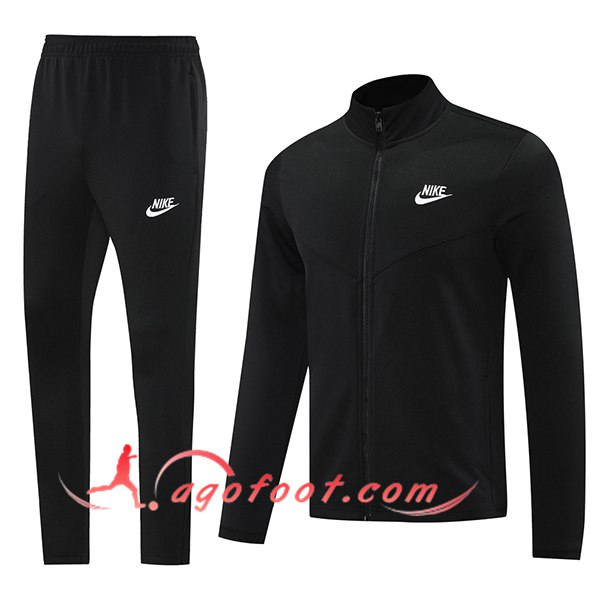 Ensemble Survetement de Foot Veste Foot Nike Noir 2025/2026