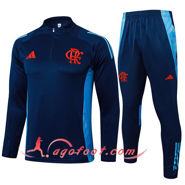 Ensemble Survetement de Foot Flamenco Bleu Royal 2025/2026