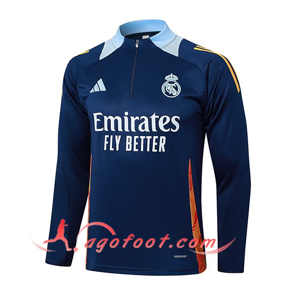 Sweatshirt Training Real Madrid Bleu Royal 2025/2026