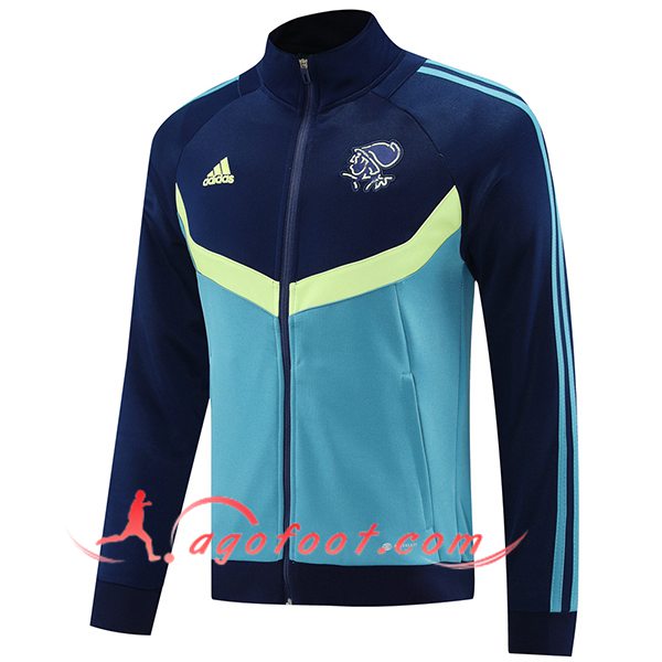 Veste Foot Ajax Bleu/Vert 2025/2026