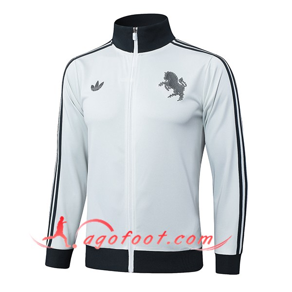 Veste Foot Juventus Gris Clair 2025/2026