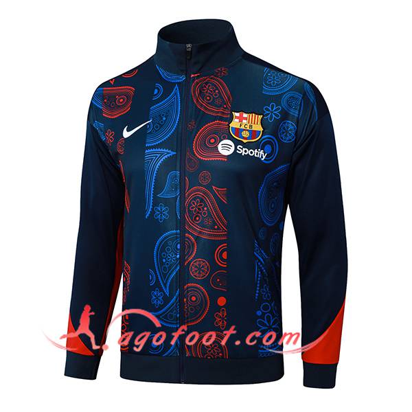 Veste Foot FC Barcelone Bleu/Rouge 2025/2026