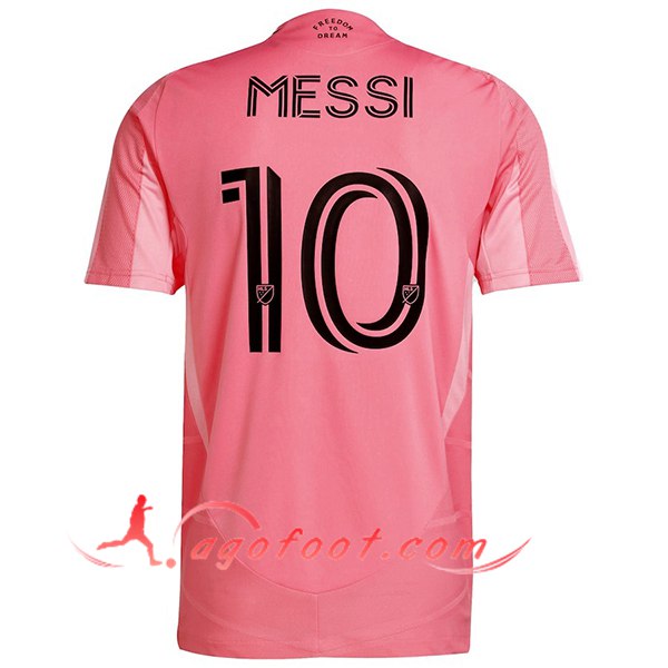 Nouveau Maillot de Foot Inter Miami CF 10 MESSI Domicile 2025/2026