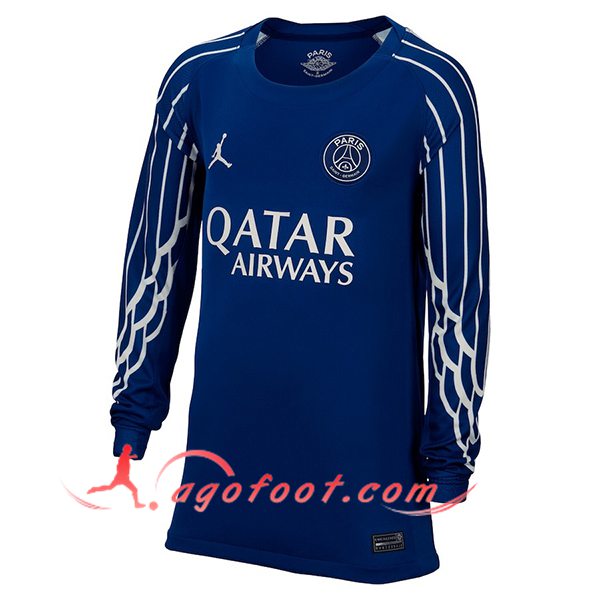 Nouveau Maillot de Foot PSG Enfant Fourth Manches Longues 2024/2025