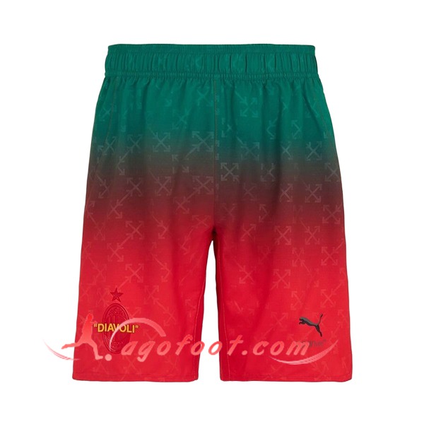 Short de Foot Milan AC Fourth Rouge 2024/2025