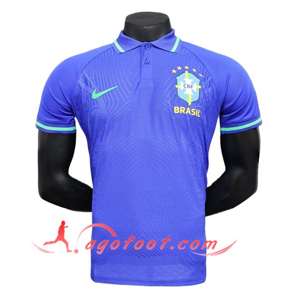 Polo Foot Brésil Bleu 2025/2026
