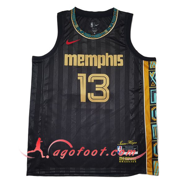 Maillot Memphis Grizzlies (JACKSON JR. #13) 2025/26 Beige/Orange/Noir