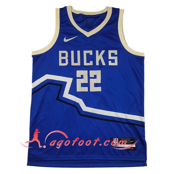 Maillot Milwaukee Bucks (MIDDLETON #22) 2025/26 Bleu/Blanc