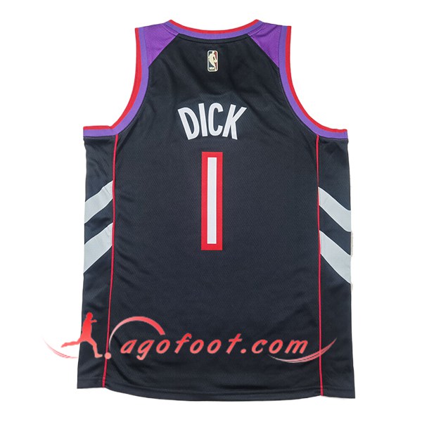 Maillot Toronto Raptors (DICK #1) 2025/26 Pourpre/Noir