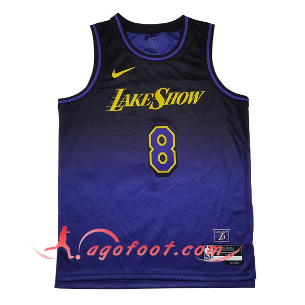 Maillot Los Angeles Lakers (BRYANT #8#24) 2025/26 Noir/Pourpre