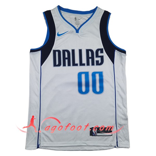 Maillot Dallas Mavericks (CHRISTIE #00) 2025/26 Blanc/Bleu/Noir