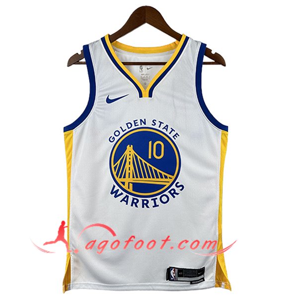 Maillot Golden State Warriors (BUTLER III #10) 2024/25 Blanc/Bleu/Jaune