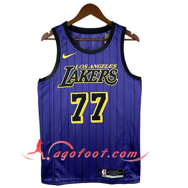 Maillot Los Angeles Lakers (DONCIC #77) 2025/26 Pourpre
