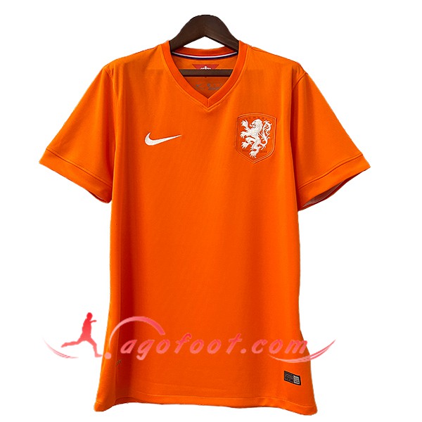 Maillot de Foot Pays-Bas Retro Domicile 2014