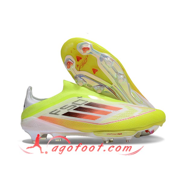 Adidas Chaussures de Foot F50+ FG Jaune/Orange