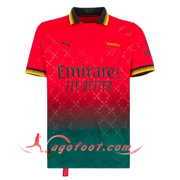 Nouveau Maillot de Foot Milan AC Fourth Rouge 2024/2025