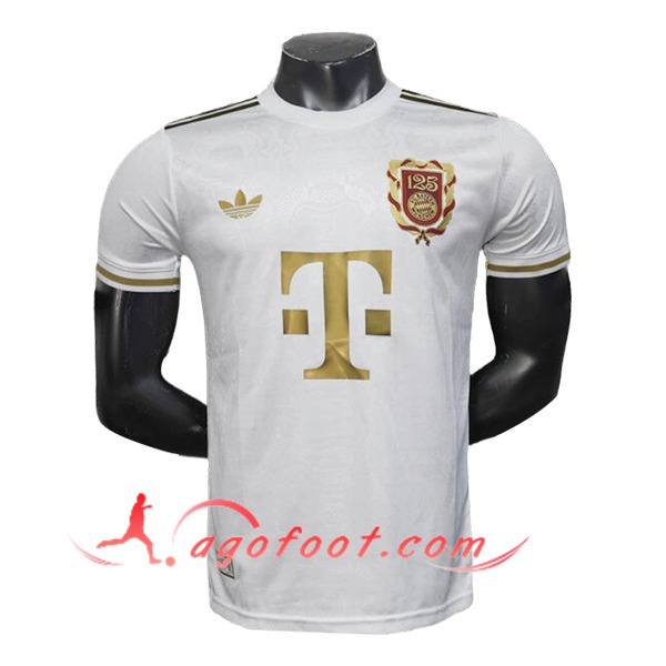 Nouveau Maillot de Foot Bayern Munich 125th Anniversary Edition Blanc 2024/2025