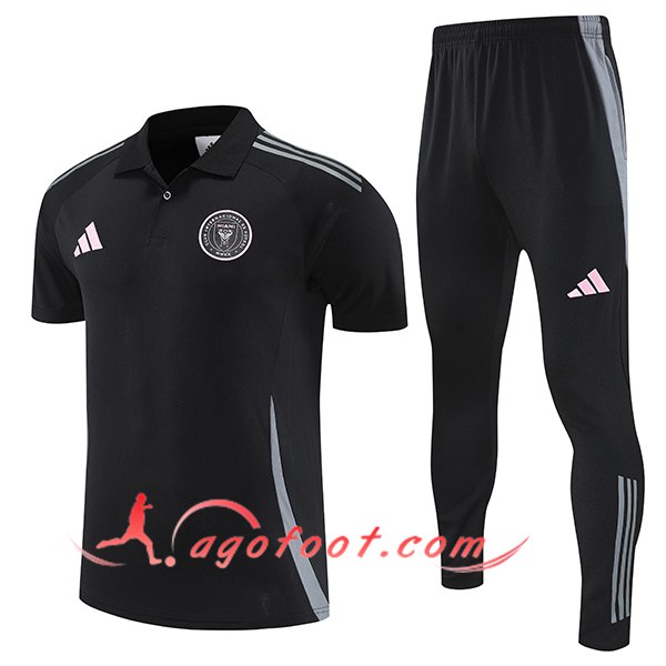 Ensemble Polo Foot Inter Miami CF Noir 2025/2026