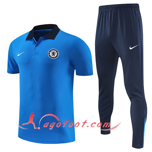 Ensemble Polo Foot FC Chelsea Bleu 2025/2026