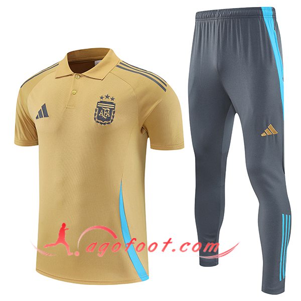 Ensemble Polo Foot Argentina Jaune 2025/2026