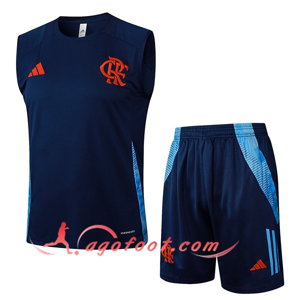 Ensemble Training Debardeur Flamengo Bleu Royal 2025/2026