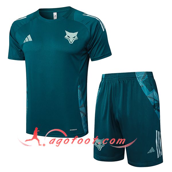 Ensemble Training T-Shirts Cruzeiro Vert 2025/2026 -02